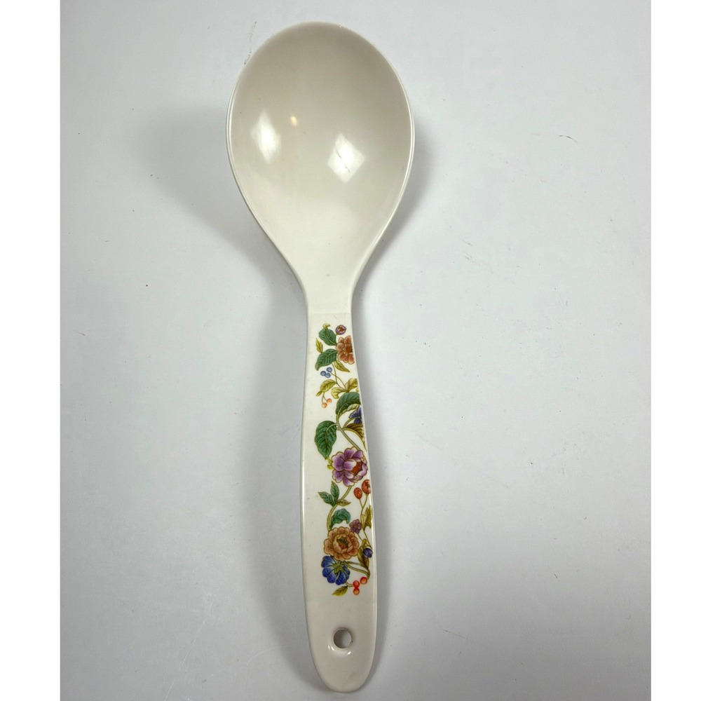 Shun Ta Melamine Floral Serving Spoon - 8.5" - Pattern #102